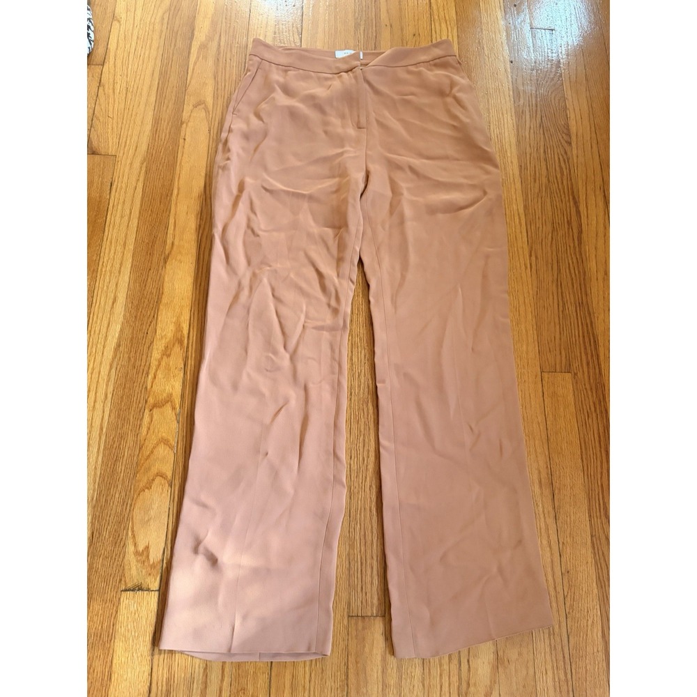 REISS Apricot Colored Office Viscous Trousers Size 10